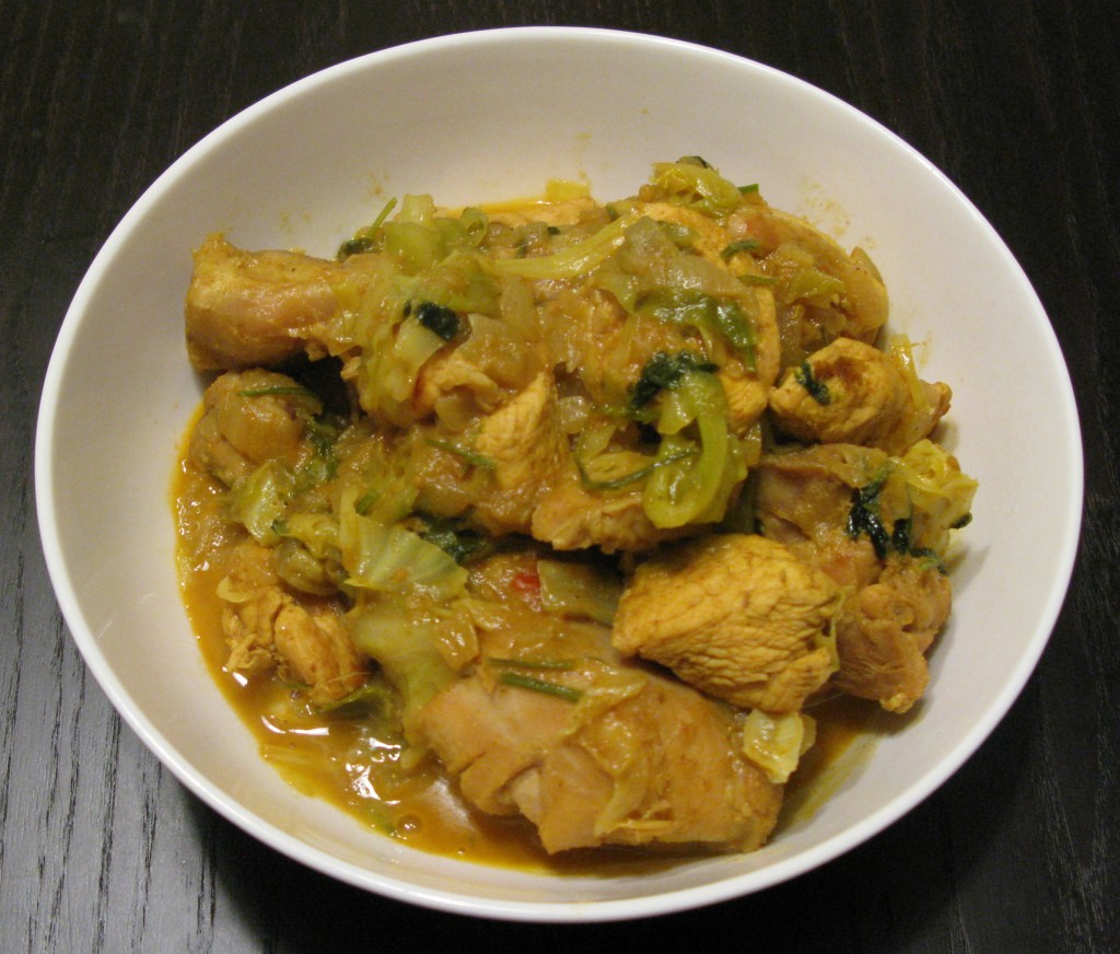 & Cabbage Curry